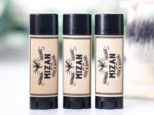 Load image into Gallery viewer, The Little Flower Soap Co - Private Label Lip Balm - customizable chapstick: Natural Oval Tube with clear matte label black and white printing / Mint Julep