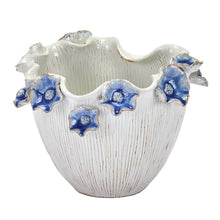 Load image into Gallery viewer, Continental Home - Blue Lily Flowers Design Vase V217B