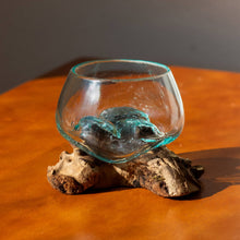 Load image into Gallery viewer, Cohasset Gifts - 4" Open Mouth Molten Glass Terrarium