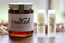 Load image into Gallery viewer, The Little Flower Soap Co - Private Label Lip Balm - customizable chapstick: Natural Oval Tube with clear matte label black and white printing / Mint Julep