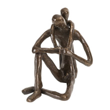 Load image into Gallery viewer, Danya B - Child Embracing Father Bronze Sculpture