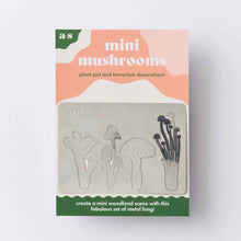 Load image into Gallery viewer, Another Studio - Mini Mushroom steel, Terrarium, houseplant and garden decor