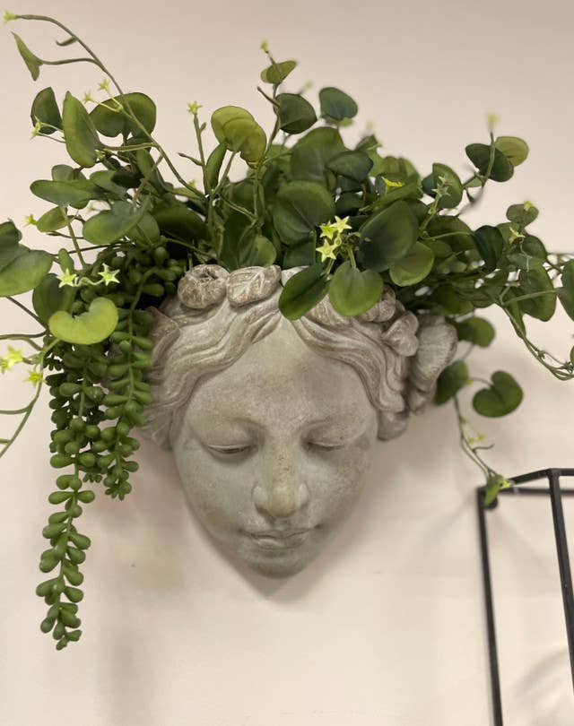 Vagabond Vintage - Wall Art Cement Girl Planter