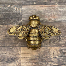 Load image into Gallery viewer, Modern World by Contrast Inc. - Gold Bee Wall Decor
