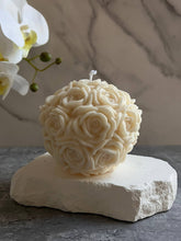 Load image into Gallery viewer, Agaboo Candle - Rose Heart Love Candle 4.5x5in: Peach / Unscented

