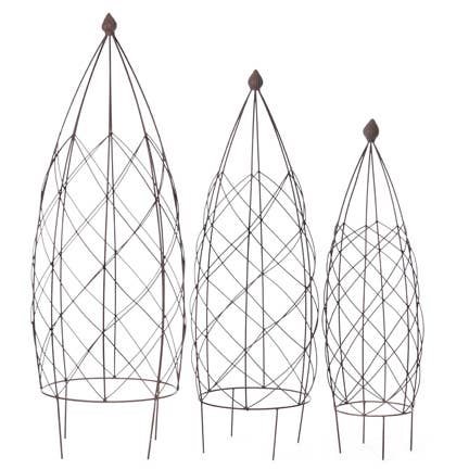 Willow Group - S/3 RD METAL TOPIARY