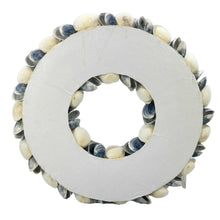 Load image into Gallery viewer, Galt International Company - Christmas Holiday Seashell Wreath - 17&quot;: Blue
