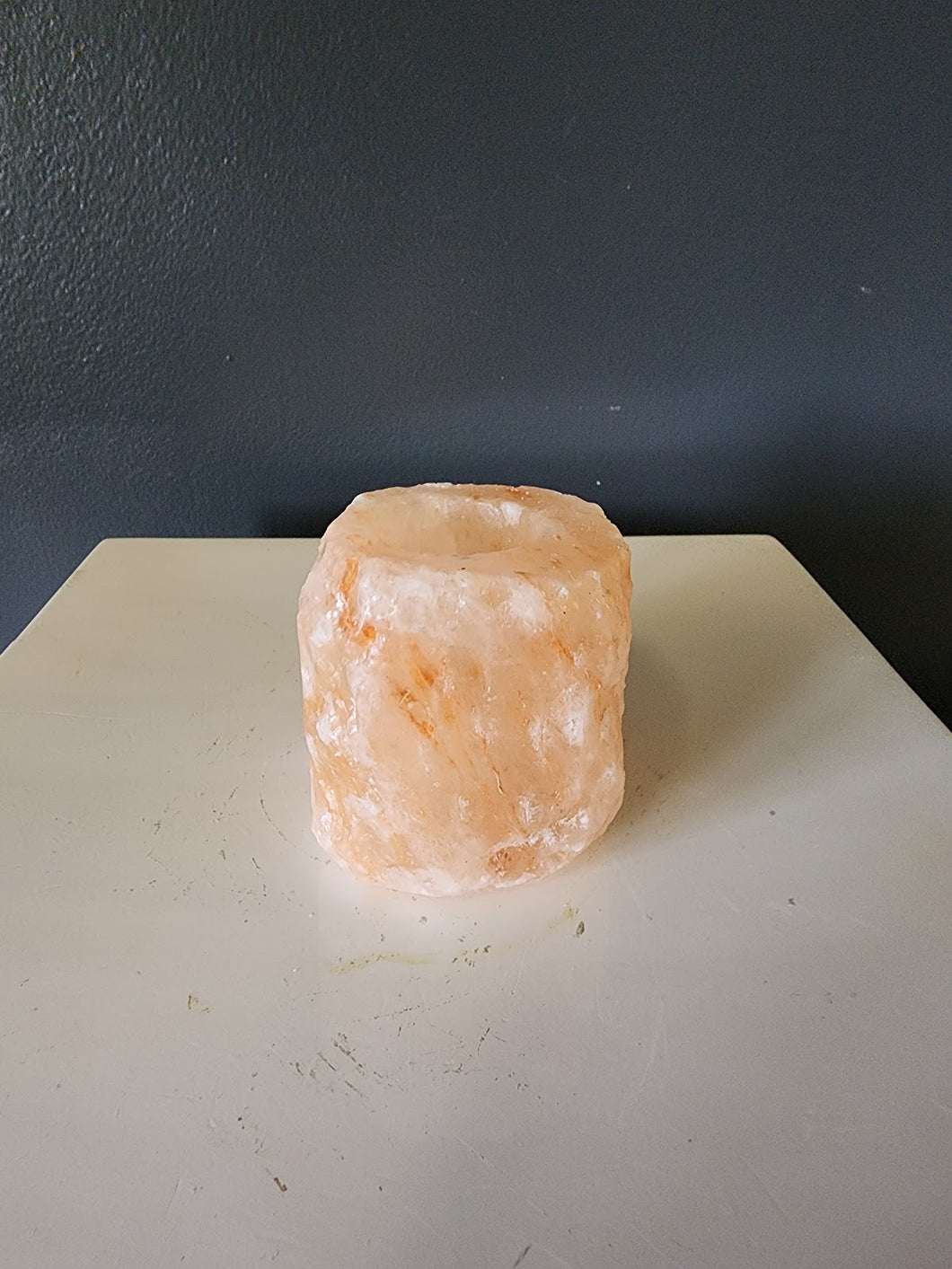 Pink Himalayan Salt Tealight Candle holder
