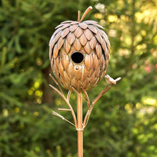 Load image into Gallery viewer, Zaer Ltd. International - Fruit Shaped Copper Finish Birdhouses- Individual- 3 Options

