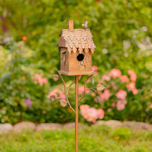 Load image into Gallery viewer, Zaer Ltd. International - Tall Country Style Birdhouse Stakes- 4 Options

