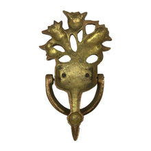 Load image into Gallery viewer, Madison Bay Co. - 6-1/2&quot; Antiqued Brass Flower Door Knocker- Vintage Style
