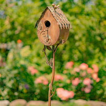 Load image into Gallery viewer, Zaer Ltd. International - Tall Country Style Birdhouse Stakes- 4 Options
