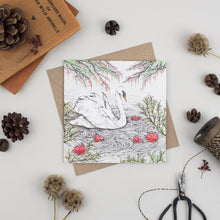Load image into Gallery viewer, Fay&#39;s Studio - Swan Greeting Card

