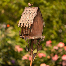 Load image into Gallery viewer, Zaer Ltd. International - Tall Country Style Birdhouse Stakes- 4 Options
