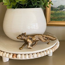 Load image into Gallery viewer, Madison Bay Co. - Antiqued Brass Running Fox  Tabletop Decor
