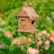 Load image into Gallery viewer, Zaer Ltd. International - Tall Country Style Birdhouse Stakes- 4 Options

