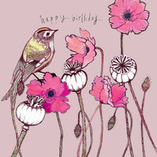 Load image into Gallery viewer, Fay&#39;s Studio - Happy Birthday Goldcrest Greeting Card
