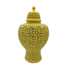 Load image into Gallery viewer, Galt International Company - Lattice Ginger Pierced Jar 23&quot;: Green
