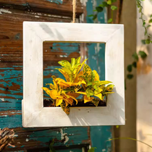 Load image into Gallery viewer, Rustic Reach - Wood Hanging Floral Frame: Rectangle
