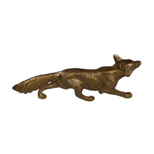 Load image into Gallery viewer, Madison Bay Co. - Antiqued Brass Running Fox  Tabletop Decor
