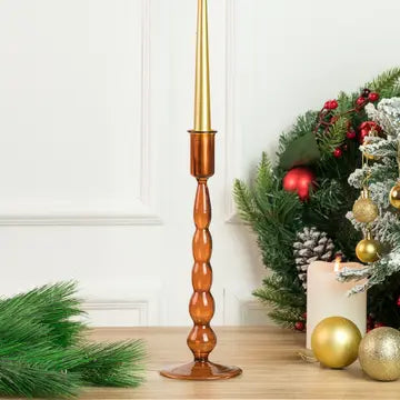 Carina Candleholder Amber L