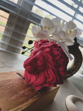 Load image into Gallery viewer, Agaboo Candle - Large Lion Head Candle: Unscented / Cream
