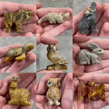 Load image into Gallery viewer, Keystone Crystals - Soapstone Animals: Owl On Branch

