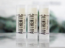 Load image into Gallery viewer, The Little Flower Soap Co - Private Label Lip Balm - customizable chapstick: Natural Oval Tube with clear matte label black and white printing / Moscow Mule
