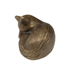 Load image into Gallery viewer, Madison Bay Co. - 2-1/2&quot; Antiqued Brass Sleeping Fox Tabletop Decor
