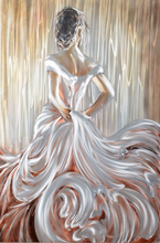 Load image into Gallery viewer, Peterson Housewares &amp; Artwares - Lady in Dress Metal Wall Art
