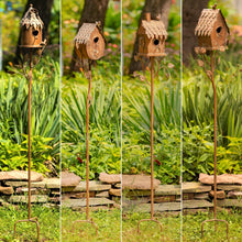 Load image into Gallery viewer, Zaer Ltd. International - Tall Country Style Birdhouse Stakes- 4 Options
