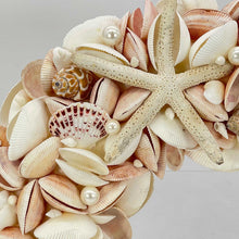 Load image into Gallery viewer, Galt International Company - Christmas Holiday Seashell Wreath - 17&quot;: Blue
