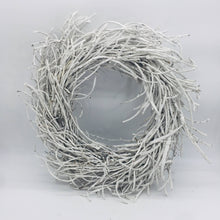 Load image into Gallery viewer, Galt International Company - Rattan Willow Door Wreath 27.5&quot;: White
