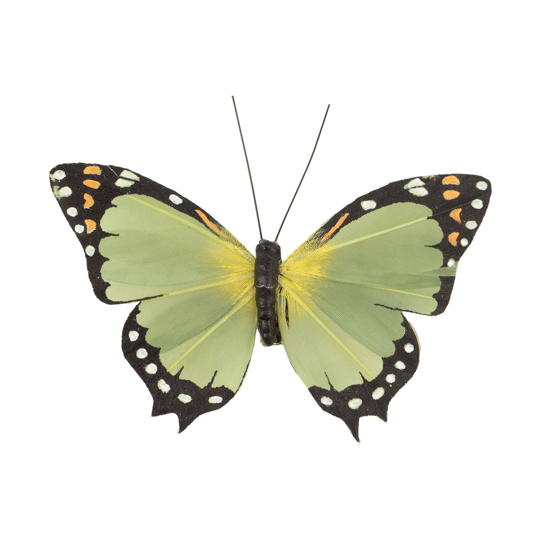 Silver Tree Home & Holiday: Pale green butterfly clip
