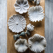 Load image into Gallery viewer, Blue Ocean Traders - Marble Lotus Flower Snack Tray
