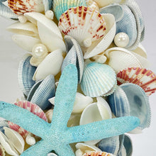 Load image into Gallery viewer, Galt International Company - Christmas Holiday Seashell Wreath - 17&quot;: Blue
