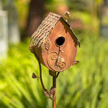 Load image into Gallery viewer, Zaer Ltd. International - Tall Country Style Birdhouse Stakes- 4 Options

