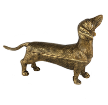Load image into Gallery viewer, Vagabond Vintage - Brass Finish Dog Storage Box
