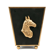 Load image into Gallery viewer, Jaye&#39;s Studio - Regency Horse Head Square Cachepot Planter:  6 inch
