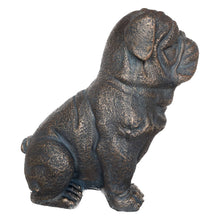 Load image into Gallery viewer, Galt International Company - Sitting Bulldog Garden
 Resin Statue 16&quot;: Copper
