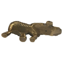 Load image into Gallery viewer, Madison Bay Co. - 4-1/4&quot; Antiqued Brass Sly Fox Paperweight Tabletop Decor
