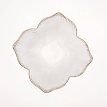 Load image into Gallery viewer, The Royal Standard - Magnolia Glass Bowl   Clear/Gold   6.5x2.7x6.5
