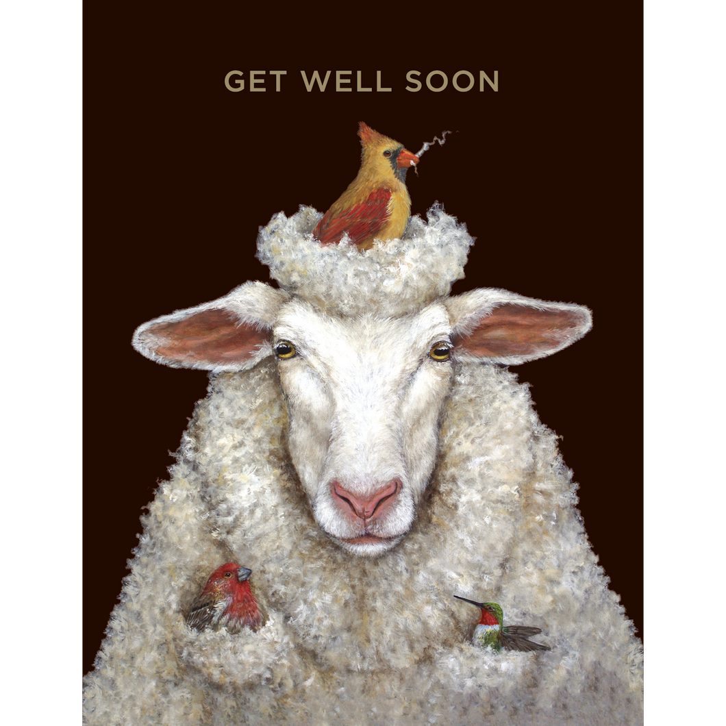 Hester & Cook - Stationery - Get Well Sheep