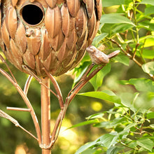 Load image into Gallery viewer, Zaer Ltd. International - Fruit Shaped Copper Finish Birdhouses- Individual- 3 Options
