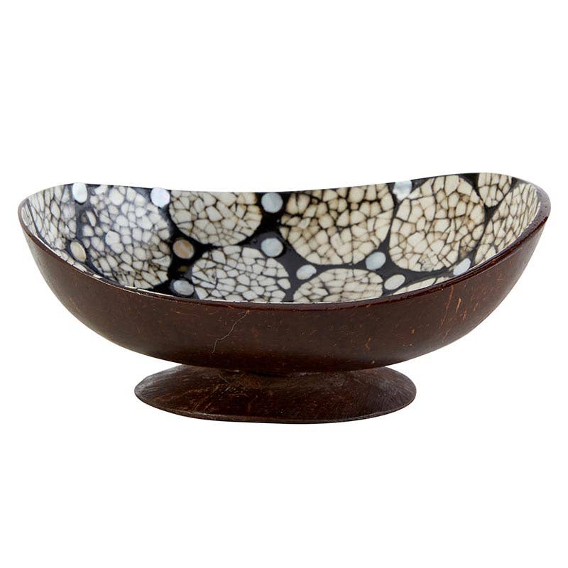 47th & Main (Creative Brands) - Pattern Inlaid Coconut Bowl