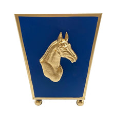 Load image into Gallery viewer, Jaye&#39;s Studio - Regency Horse Head Square Cachepot Planter:  6 inch
