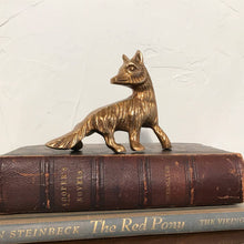 Load image into Gallery viewer, Madison Bay Co. - 4-1/4&quot; Antiqued Brass Sly Fox Paperweight Tabletop Decor
