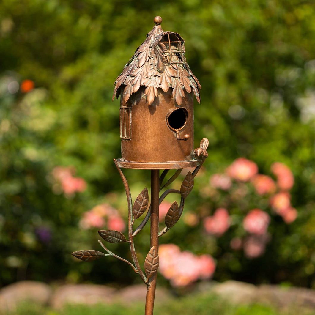 Zaer Ltd. International - Tall Country Style Birdhouse Stakes- 4 Options
