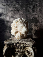 Load image into Gallery viewer, Agaboo Candle - Large Lion Head Candle: Unscented / Cream
