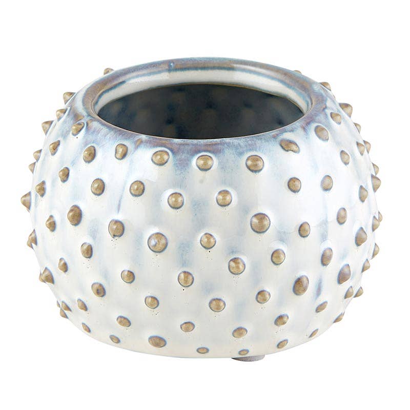 47th & Main (Creative Brands) - Cream Dot Planter